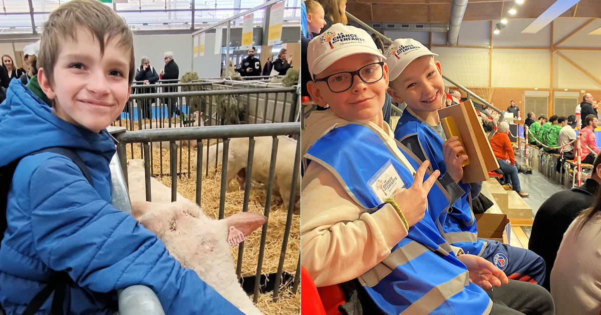 Carabiniers et agriculteurs avec LCAE | La Chance aux Enfants